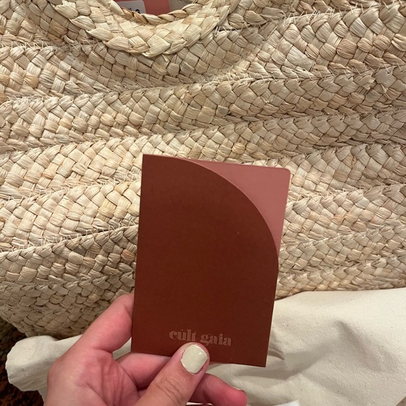 New In Box! Cult Gaia Jerrica Straw Tote Bag - Picture 12 of 12